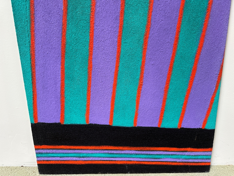 Gerrit Greve (1948-2024, Cardiff by the Sea, CA) Original Acrylic Mixed-Media Sand Painting On Canvas Untitled Unsigned 28' X 34' Estimate $1,000 - $1,200 [Photo 2]