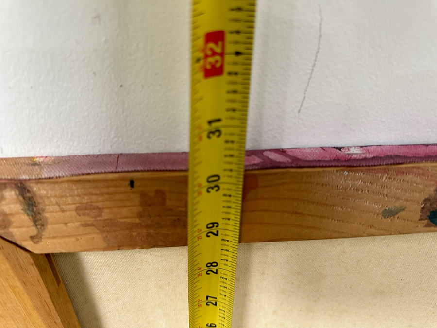 Gerrit Greve (1948-2024, Cardiff by the Sea, CA) Original Acrylic Abstract Painting On Canvas Untitled Signed Lower Right 24' X 30' Estimate $700 - $900 [Photo 10]