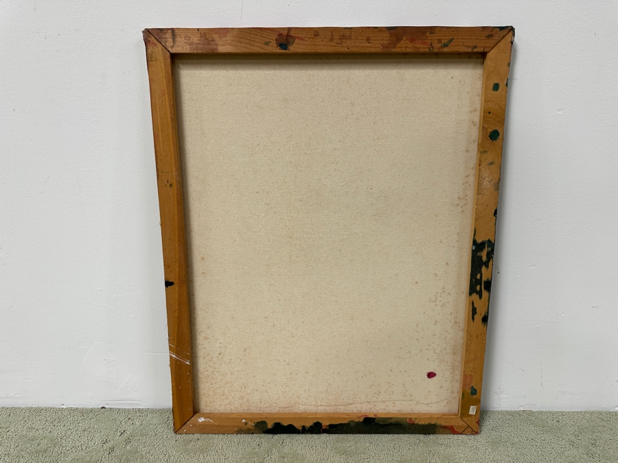 Gerrit Greve (1948-2024, Cardiff by the Sea, CA) Original Acrylic Abstract Painting On Canvas Untitled Signed Lower Right 24' X 30' Estimate $700 - $900 [Photo 8]