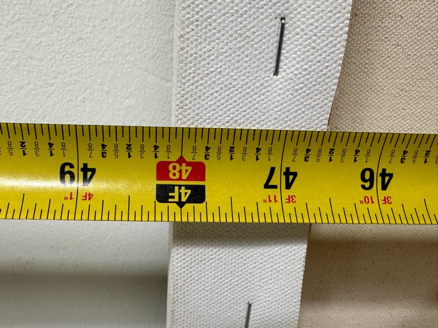 Gerrit Greve (1948-2024, Cardiff by the Sea, CA) Original Acrylic Abstract Painting On Canvas Untitled Signed Verso Dated 2018 48' X 48' Estimate $2,300 - $2,900 [Photo 7]