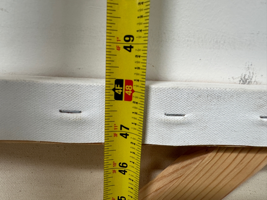 Gerrit Greve (1948-2024, Cardiff by the Sea, CA) Original Acrylic Abstract Painting On Canvas Untitled Signed Lower Left And Verso Dated 2022 48' X 48' Estimate $2,300 - $2,900 [Photo 9]