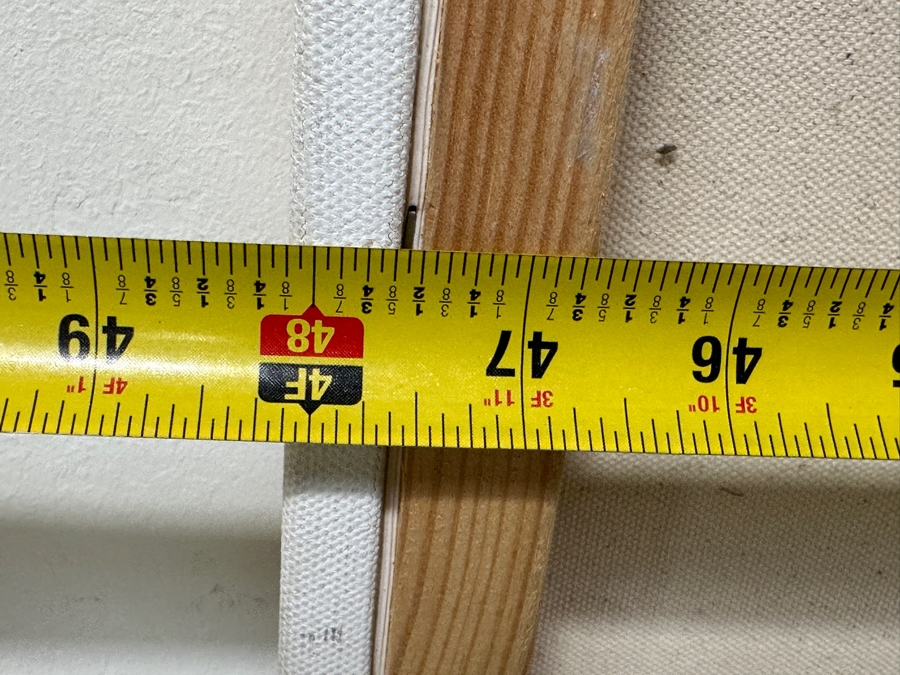 Gerrit Greve (1948-2024, Cardiff by the Sea, CA) Original Acrylic Abstract Painting On Canvas Untitled Signed Lower Right And Verso Dated 2022 48' X 48' Estimate $2,300 - $2,900 [Photo 8]