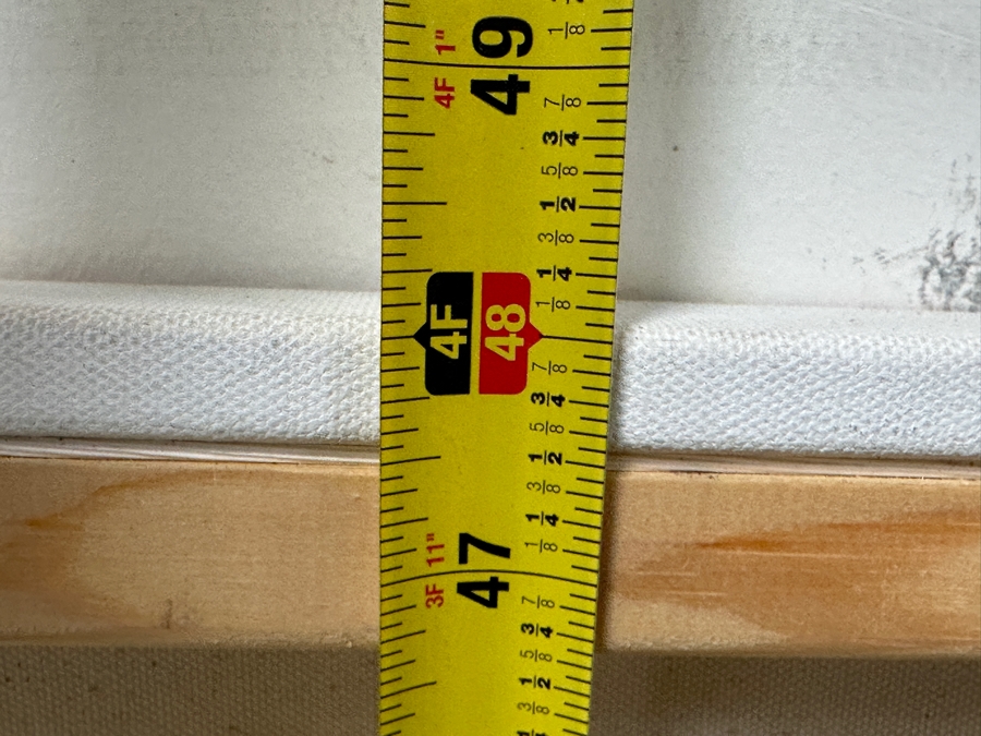 Gerrit Greve (1948-2024, Cardiff by the Sea, CA) Original Acrylic Abstract Painting On Canvas Untitled Signed Lower Right And Verso Dated 2022 48' X 48' Estimate $2,300 - $2,900 [Photo 9]