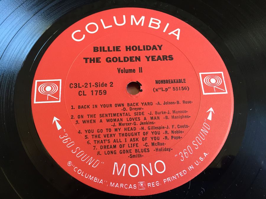 Billie Holiday ‎- 'The Golden Years' - Columbia ‎- C3L-21 - 3 × Vinyl [Photo 15]