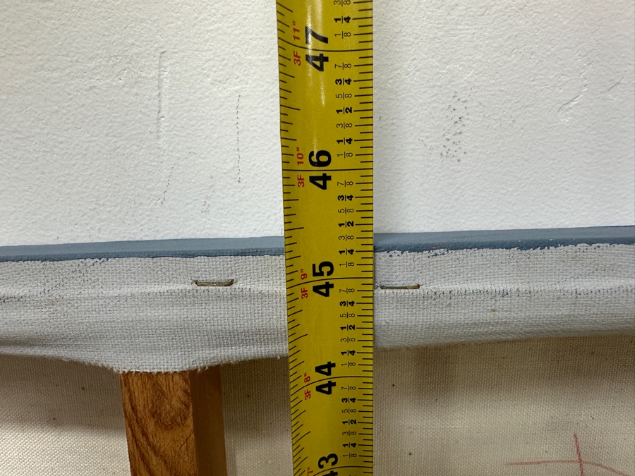 Gerrit Greve (1948-2024, Cardiff by the Sea, CA) HUGE Original Acrylic Triptych Painting On Canvas Untitled Unsigned 216' X 45' Estimate $9,700 - $12,000 [Photo 10]