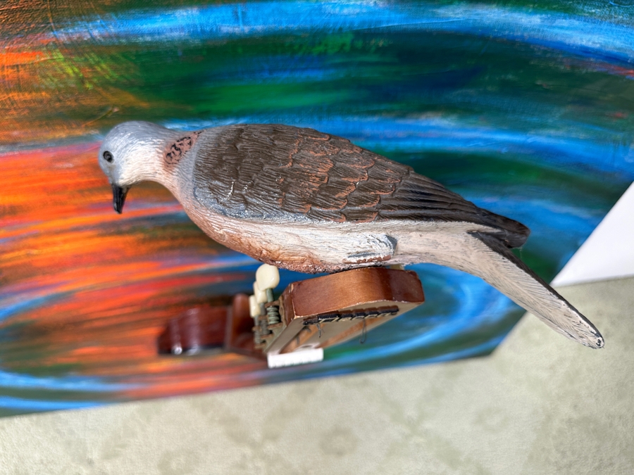 Gerrit Greve (1948-2024, Cardiff by the Sea, CA) Original Acrylic 3D Mixed-Media Painting On Canvas With Actual Guitar Titled 'Sound Waves' Signed Verso Dated 1991 39' X 48' Estimate $2,000 - $2,400 Used As Poster For 1st Annual San Diego Music Awards [Photo 7]