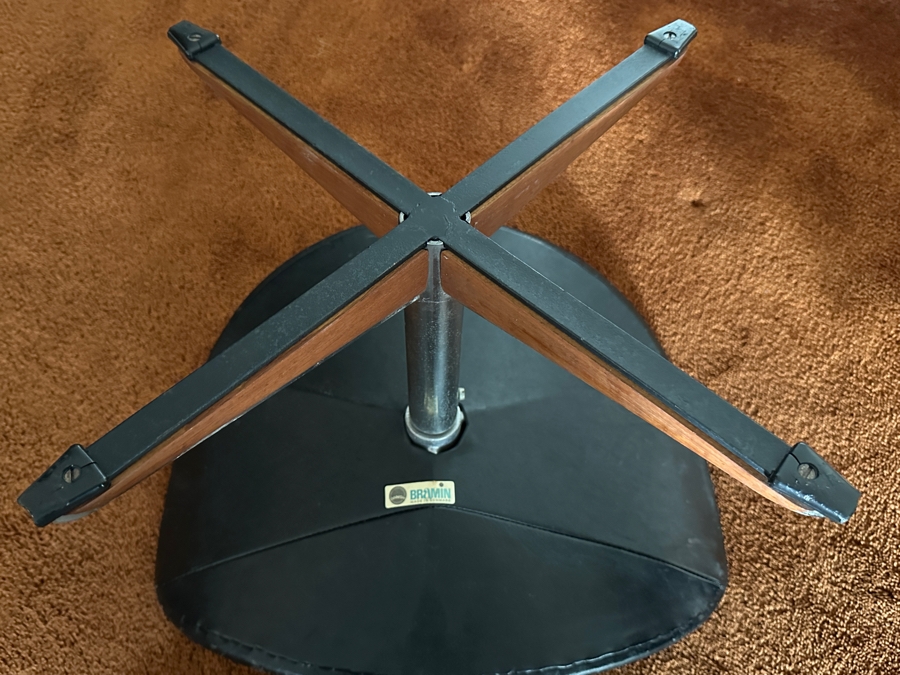 Mid-Century Modern H. W. Klein (Henry Walter Klein) Danish Egg Chair With Matching Ottoman [Photo 9]