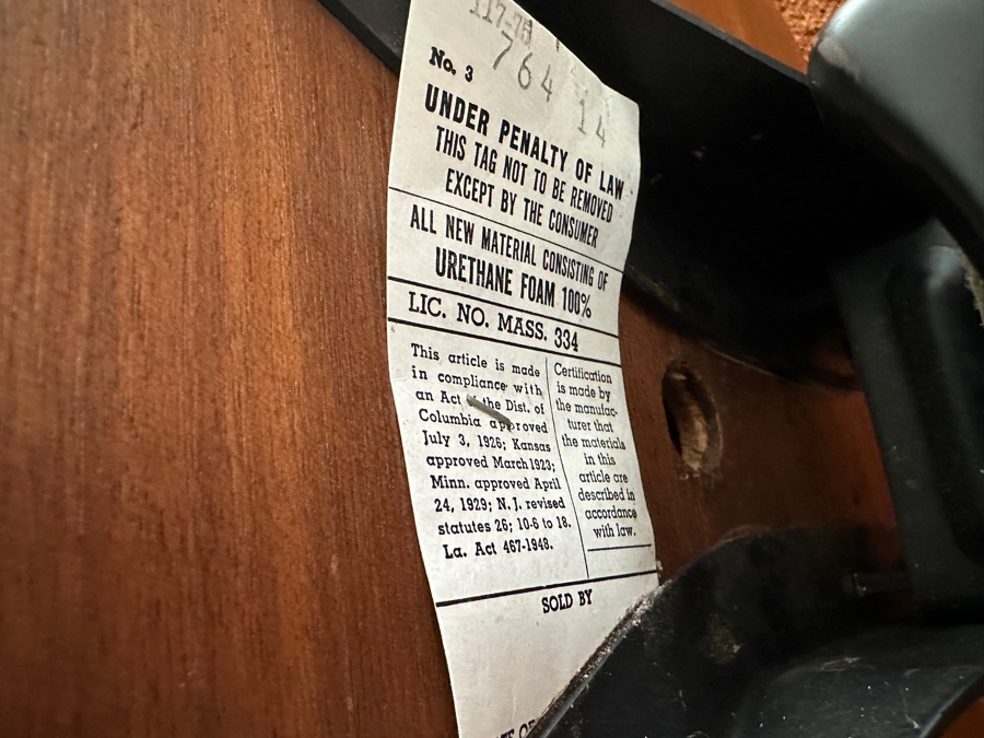 Mid-Century Modern George Mulhauser For Plycraft Lounge Chair With Ottoman In Camel-Colored Leather With Bent Walnut Body And Chromed Metal Base [Photo 15]