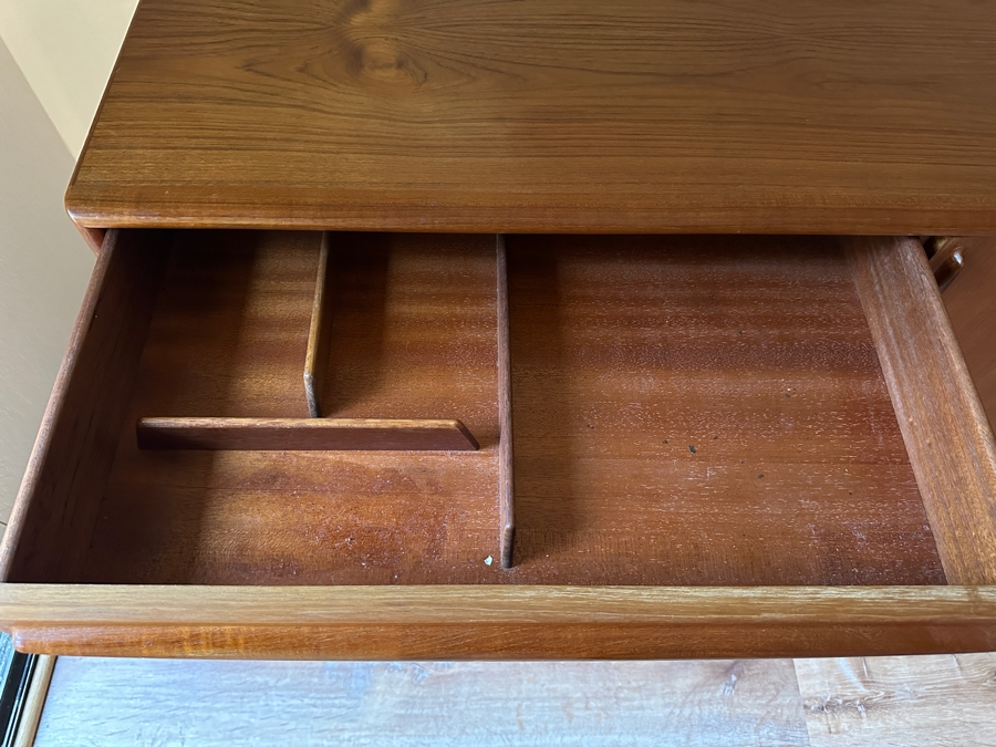 Svend Age Madsen For Falster Mobelfabrik Danish Teak 8-Drawer Dresser Sideboard With Sculpted Pulls 72W X 18.5D X 32H [Photo 5]