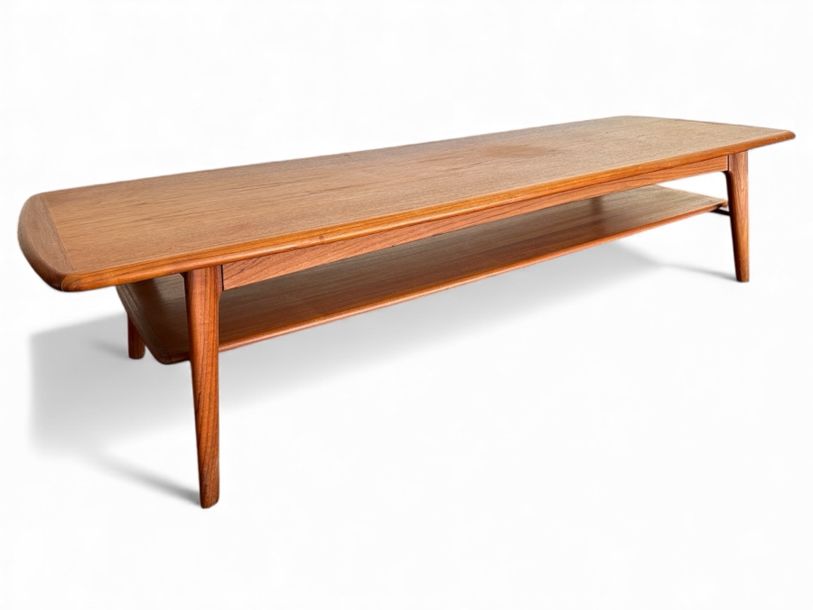 Svend Age Madsen Danish Teak 2-Level Monumental Coffee Table 71W X 23D X 15.5H [Photo 2]