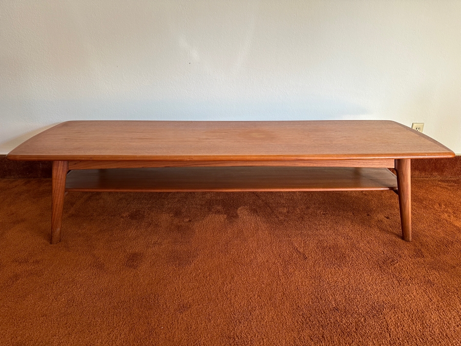Svend Age Madsen Danish Teak 2-Level Monumental Coffee Table 71W X 23D X 15.5H [Photo 4]
