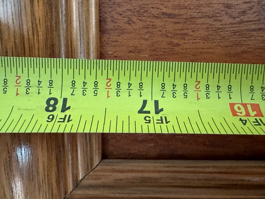 Stunning Vintage Wooden Inlay Marquetry Picture Known As The 'Chrysanthemum' Series Produced By The German Company Buchschmid & Gretaux (B&G) 17.5W X 18.5H Framed 20.5 X 21.5 [Photo 9]