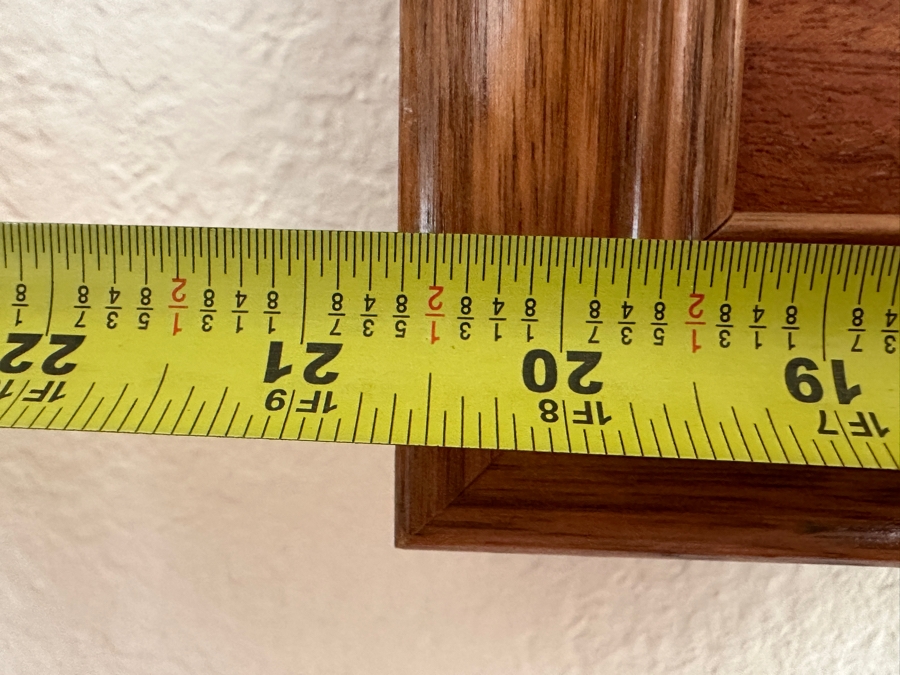 Stunning Vintage Wooden Inlay Marquetry Picture Known As The 'Chrysanthemum' Series Produced By The German Company Buchschmid & Gretaux (B&G) 17.5W X 18.5H Framed 20.5 X 21.5 [Photo 11]