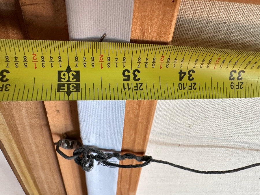 Original Still Life Oil Painting On Canvas Signed Lower Right T. Denver 36 X 24 Framed 41.5 X 30 [Photo 10]