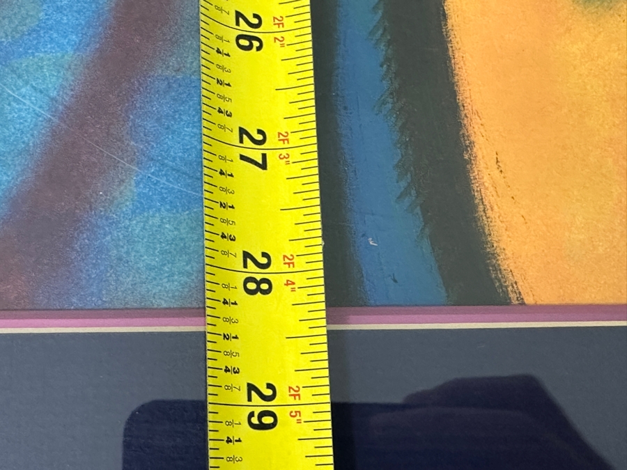 Just Added - Gerrit Greve (1948-2024, Cardiff by the Sea, CA) Original Acrylic Painting On Paper Titled “Hawk” Signed Bottom Left 23” X 28” Framed: 32” x 38.5” Estimate [Photo 8]