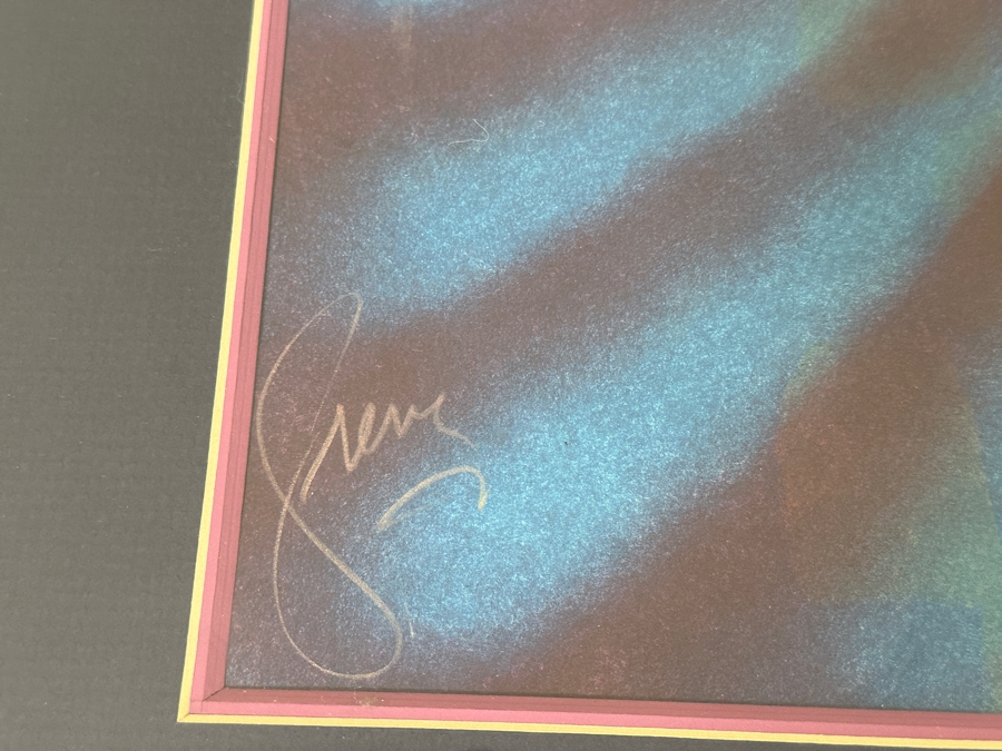 Just Added - Gerrit Greve (1948-2024, Cardiff by the Sea, CA) Original Acrylic Painting On Paper Titled “Hawk” Signed Bottom Left 23” X 28” Framed: 32” x 38.5” Estimate [Photo 6]