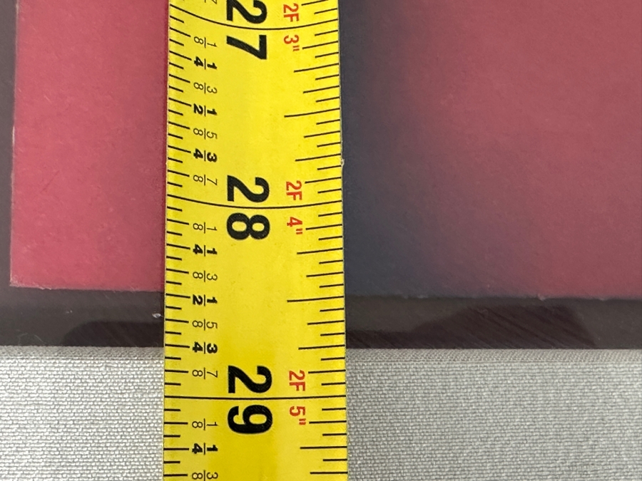 Just Added - Gerrit Greve (1948-2024, Cardiff by the Sea, CA) Original Acrylic Painting On Paper Titled “The New Victorian” Signed Bottom Right Dated 1982 23” X 28.5” Framed: 31” x 38.5”  [Photo 9]