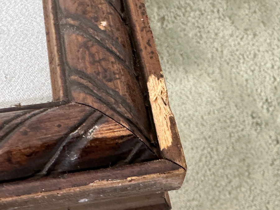 Just Added - Gerrit Greve (1948-2024, Cardiff by the Sea, CA) Original Acrylic Painting On Paper Titled “The New Victorian” Signed Bottom Right Dated 1982 23” X 28.5” Framed: 31” x 38.5”  [Photo 12]