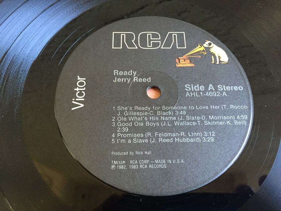 Jerry Reed ‎- Ready - RCA Victor ‎- AHL1-4692 - SIGNED [Photo 6]