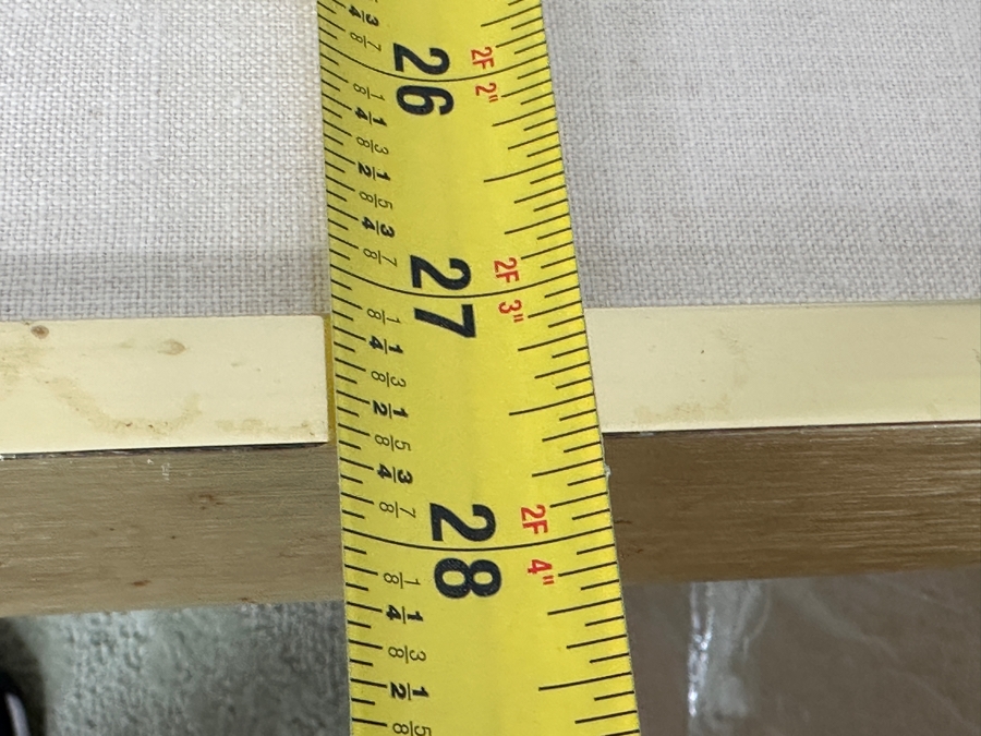 Just Added - Gerrit Greve (1948-2024, Cardiff by the Sea, CA) Original Acrylic Painting On Paper Titled “Plants in the Night” Signed Bottom Right Dated 1986 26” X 20” Framed: 33” x 27.5”  [Photo 10]