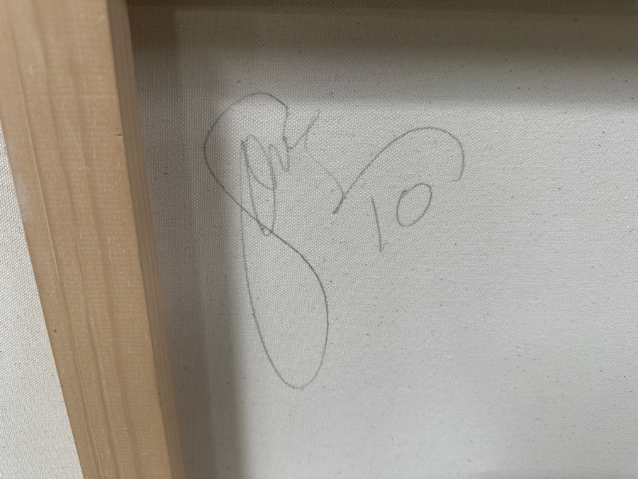 Just Added - Gerrit Greve (1948-2024, Cardiff by the Sea, CA) Original Acrylic Painting On Canvas Untitled Signed Verso Dated 2010 72” X 36” Estimate $2,600 - $3,200 [Photo 8]