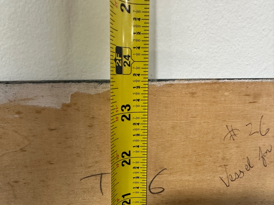 Just Added - Gerrit Greve (1948-2024, Cardiff by the Sea, CA) Original Acrylic Painting On Canvas “Vessel for Fondest Memories” Custom Matching Frame with Carbon Transfers Signed Bottom Left Dated 1998 Framed: 19.5” x 23.5” Estimate $1,100 - 1,350 [Photo 16]