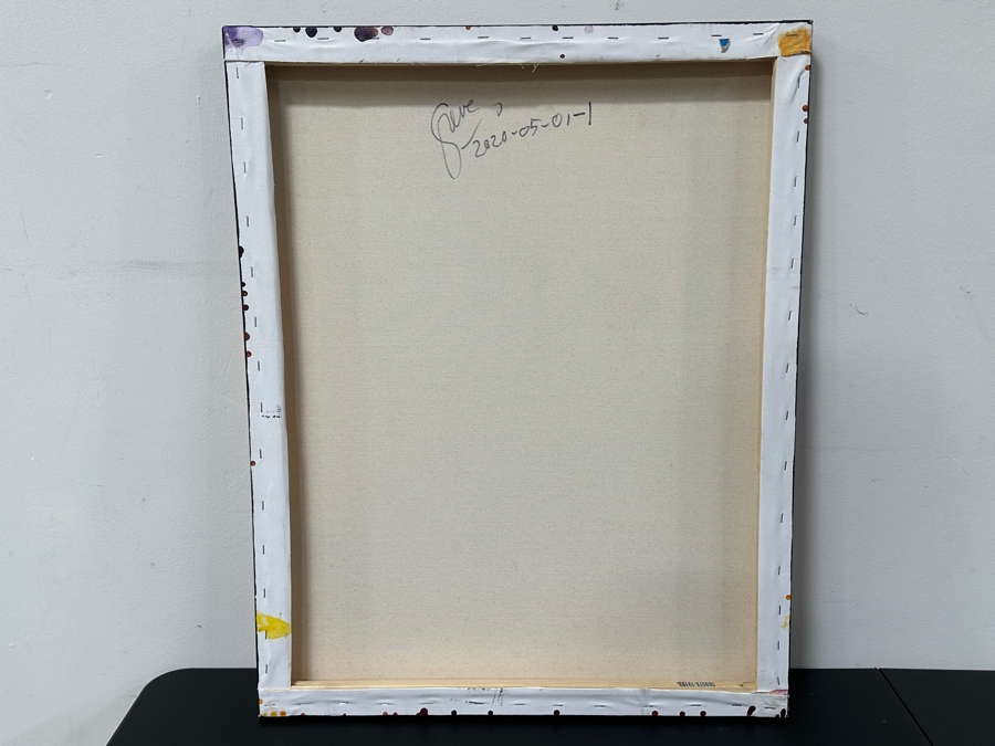 Just Added - Gerrit Greve (1948-2024, Cardiff by the Sea, CA) Original Painting On Canvas Untitled Signed Verso Dated 2020 24” X 30” Estimate $700 - $900 [Photo 4]
