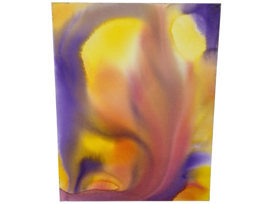 Just Added - Gerrit Greve (1948-2024, Cardiff by the Sea, CA) Original Painting On Canvas Untitled Signed Verso Dated 2020 24” X 30” Estimate $700 - $900