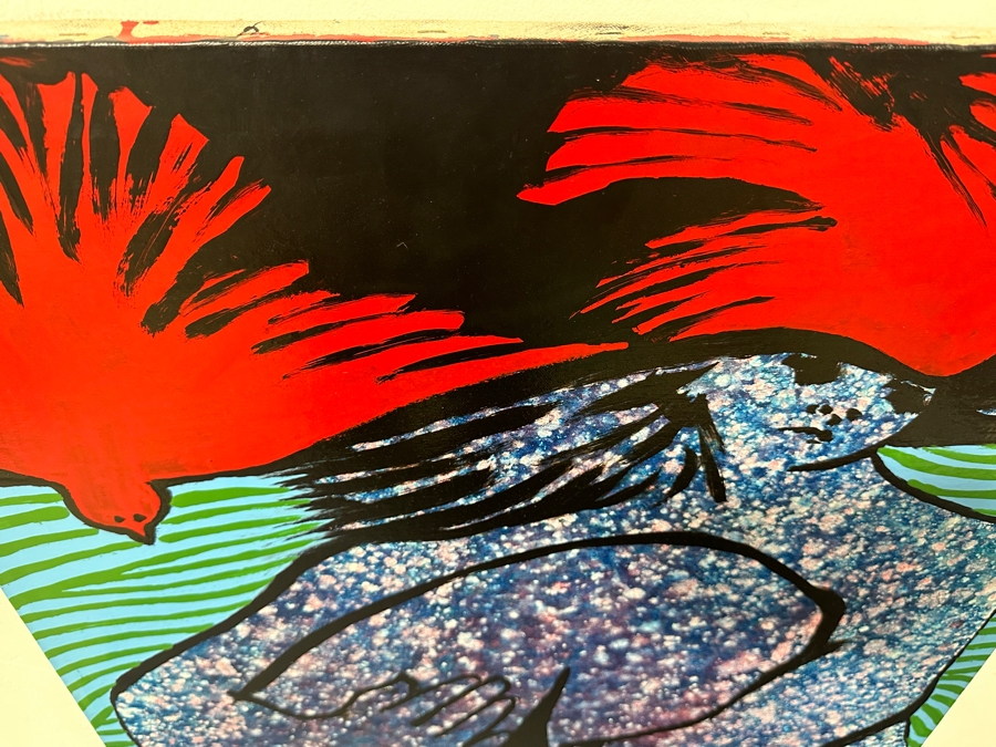 Just Added - Gerrit Greve (1948-2024, Cardiff by the Sea, CA) Original Acrylic Painting On Canvas Untitled Signed Bottom Left 24” X 30” Estimate $700 - $900 [Photo 6]