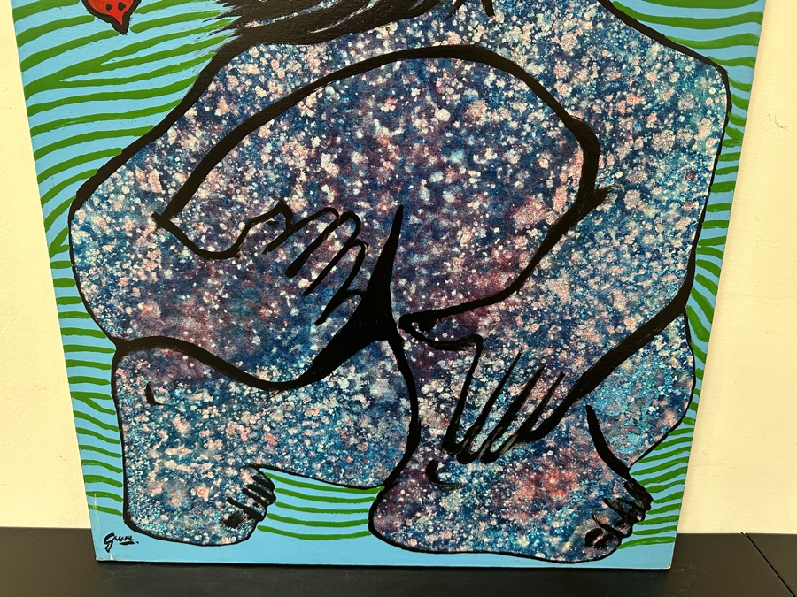 Just Added - Gerrit Greve (1948-2024, Cardiff by the Sea, CA) Original Acrylic Painting On Canvas Untitled Signed Bottom Left 24” X 30” Estimate $700 - $900 [Photo 4]