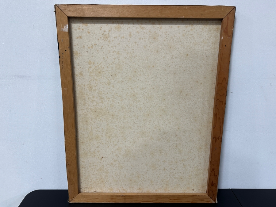 Just Added - Gerrit Greve (1948-2024, Cardiff by the Sea, CA) Original Acrylic Painting On Canvas Untitled Signed Bottom Left 24” X 30” Estimate $700 - $900 [Photo 7]