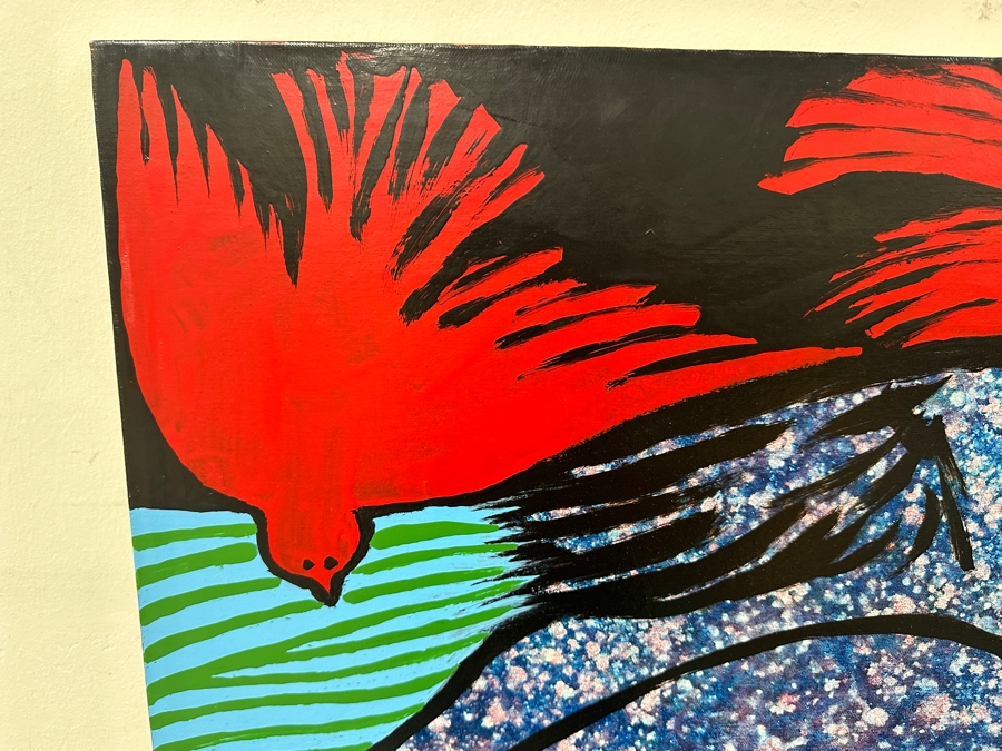 Just Added - Gerrit Greve (1948-2024, Cardiff by the Sea, CA) Original Acrylic Painting On Canvas Untitled Signed Bottom Left 24” X 30” Estimate $700 - $900 [Photo 3]