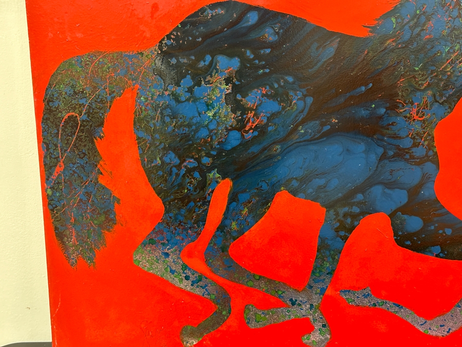 Just Added - Gerrit Greve (1948-2024, Cardiff by the Sea, CA) Original Acrylic Painting On Board Untitled Horse Signed Bottom Left 30” X 24” Estimate $700 - $900 [Photo 3]