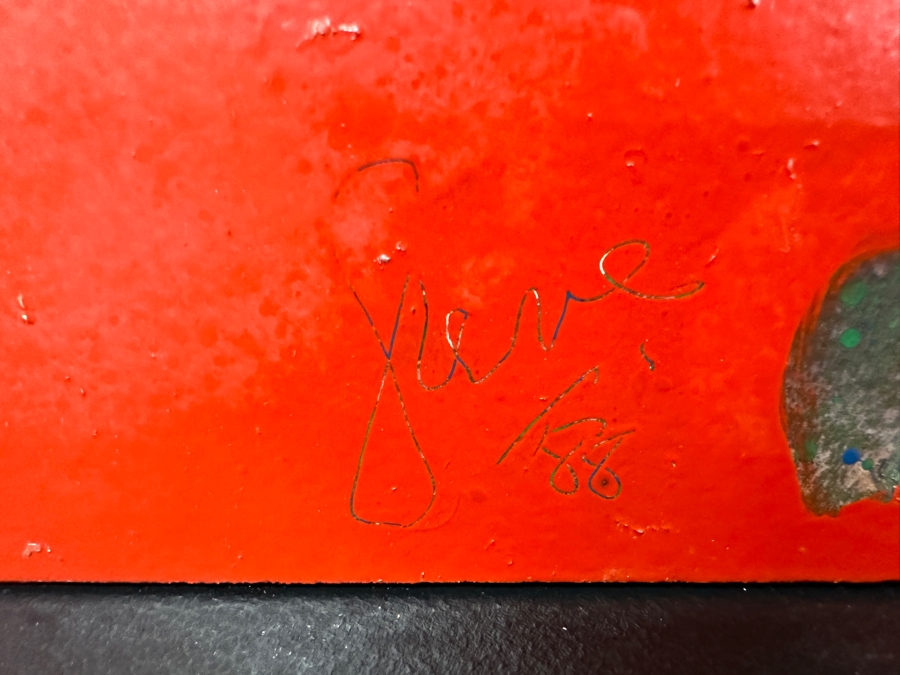 Just Added - Gerrit Greve (1948-2024, Cardiff by the Sea, CA) Original Acrylic Painting On Board Untitled Horse Signed Bottom Left 30” X 24” Estimate $700 - $900 [Photo 6]