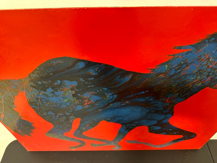 Just Added - Gerrit Greve (1948-2024, Cardiff by the Sea, CA) Original Acrylic Painting On Board Untitled Horse Signed Bottom Left 30” X 24” Estimate $700 - $900 [Photo 7]