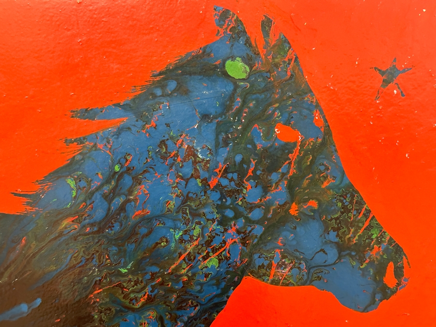 Just Added - Gerrit Greve (1948-2024, Cardiff by the Sea, CA) Original Acrylic Painting On Board Untitled Horse Signed Bottom Left 30” X 24” Estimate $700 - $900 [Photo 2]