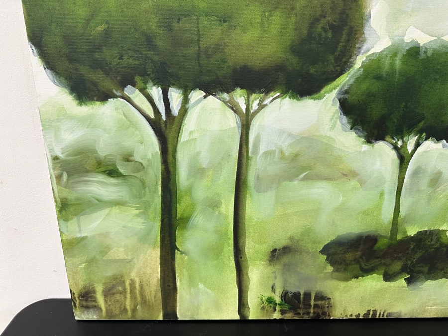 Just Added - Gerrit Greve (1948-2024, Cardiff by the Sea, CA) Original Acrylic Painting On Canvas Titled “075” Signed Verso Dated 2004 30” X 24” Estimate $700 - $900 [Photo 4]