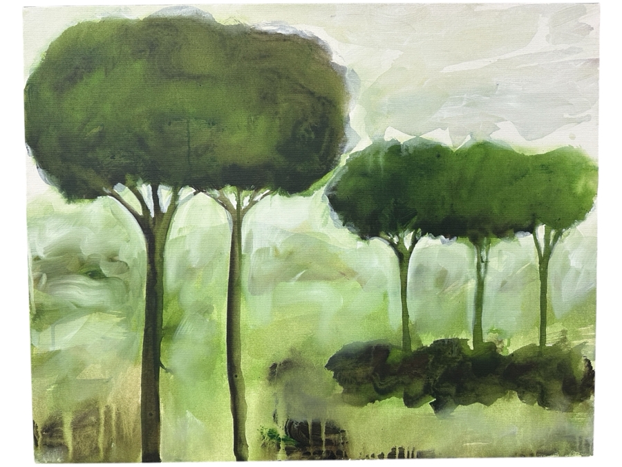 Just Added - Gerrit Greve (1948-2024, Cardiff by the Sea, CA) Original Acrylic Painting On Canvas Titled “075” Signed Verso Dated 2004 30” X 24” Estimate $700 - $900