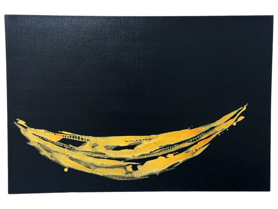 Just Added - Gerrit Greve (1948-2024, Cardiff by the Sea, CA) Original Acrylic Painting On Canvas Titled “Voyage 69” Signed Verso Dated 2011 36” X 24” Estimate $900 - $1,100