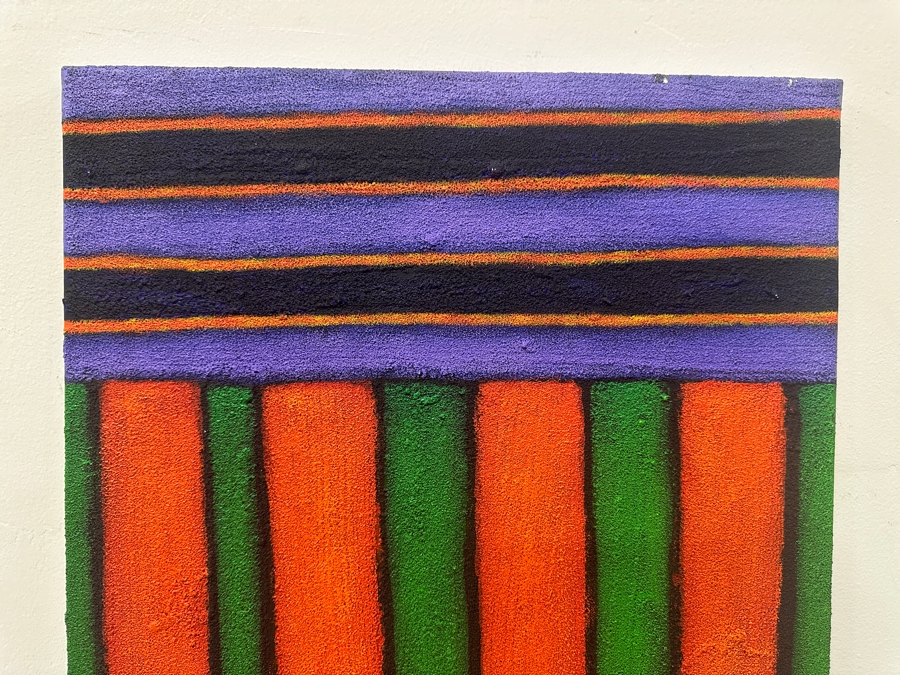 Just Added - Gerrit Greve (1948-2024, Cardiff by the Sea, CA) Original Acrylic Painting On Canvas Titled 'Honoring Northwest Territory” Signed Verso Dated 2007 16” X 20” Estimate $300 - $400 [Photo 3]