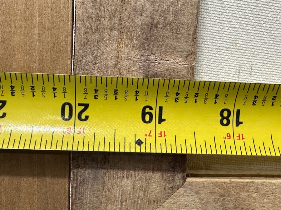 Just Added - Gerrit Greve (1948-2024, Cardiff by the Sea, CA) Original Acrylic Painting On Canvas Titled “Where’s Eliya? #4” Signed Verso Dated 2005 18.5” X 16” Framed: 24” x 20”  [Photo 11]