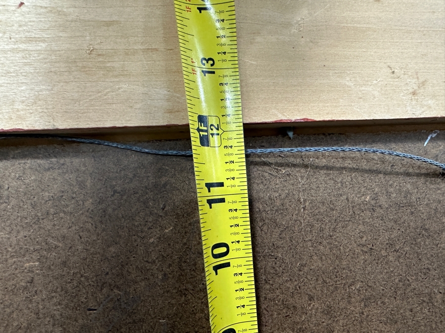 Just Added - Gerrit Greve (1948-2024, Cardiff by the Sea, CA) Original Acrylic Painting On Board Titled “Last Vessel in Silver Light” Signed Verso Dated 1998 16” X 12” Framed: 24” x 20”  [Photo 19]