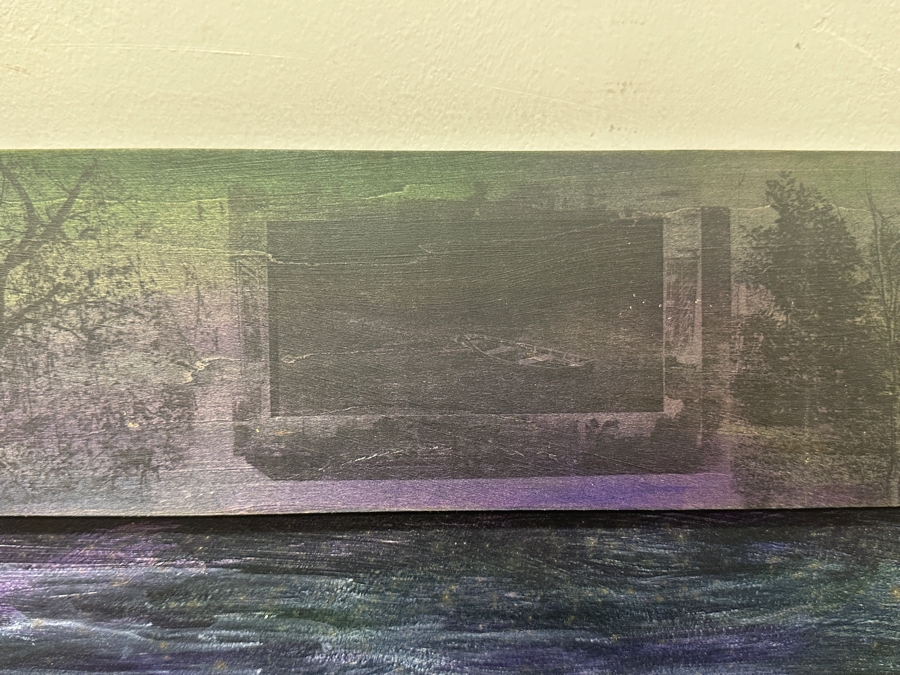 Just Added - Gerrit Greve (1948-2024, Cardiff by the Sea, CA) Original Acrylic Painting On Board Untitled Custom Matching Frame with Carbon Transfers Signed Bottom Right Dated 1998 16” X 12” Framed: 23” x 20” Estimate $1,100 - 1,350 [Photo 9]