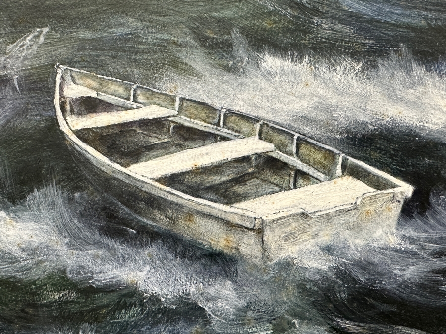 Just Added - Gerrit Greve (1948-2024, Cardiff by the Sea, CA) Original Acrylic Painting On Board Untitled Custom Matching Frame with Carbon Transfers Signed Bottom Right Dated 1998 16” X 12” Framed: 23” x 20” Estimate $1,100 - 1,350 [Photo 3]