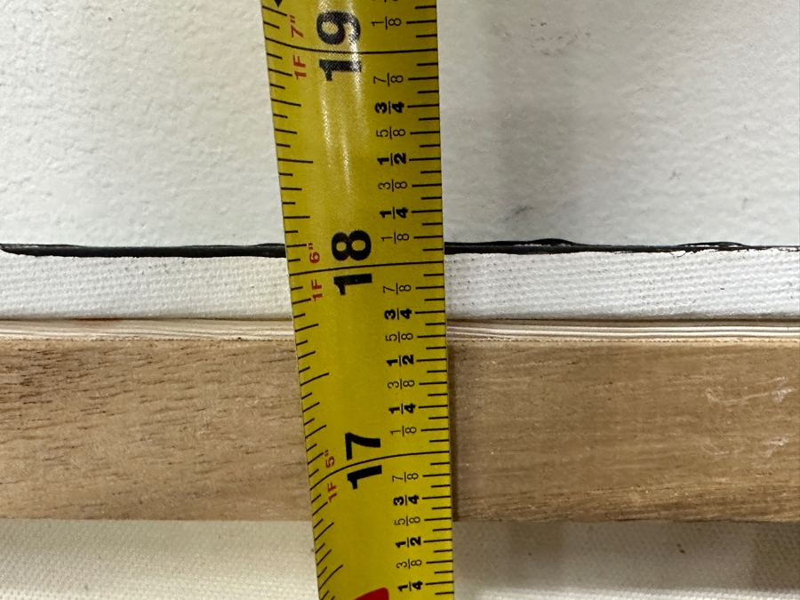 Just Added - Gerrit Greve (1948-2024, Cardiff by the Sea, CA) Original Acrylic Mixed-Media Painting On Canvas Untitled Signed Verso Dated 2005 Measures 24' X 18' Estimate $450 - $550 [Photo 7]