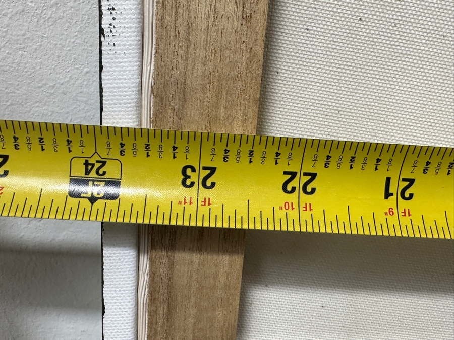 Just Added - Gerrit Greve (1948-2024, Cardiff by the Sea, CA) Original Acrylic Mixed-Media Painting On Canvas Untitled Signed Verso Dated 2005 Measures 24' X 18' Estimate $450 - $550 [Photo 6]