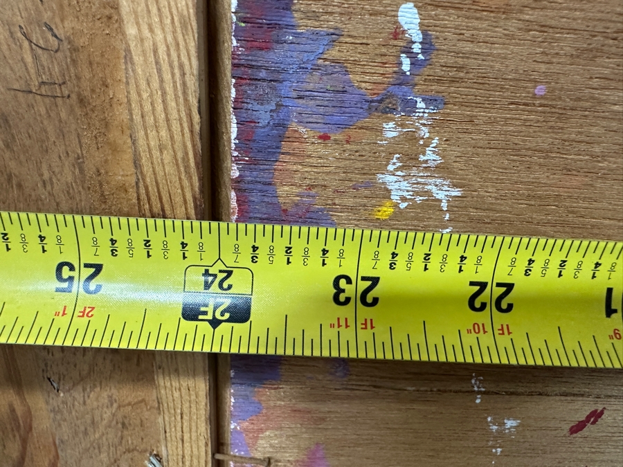 Just Added - Gerrit Greve (1948-2024, Cardiff by the Sea, CA) Original Acrylic Painting On Board Titled 'Family Gathering' Signed Lower Right Dated 1973 Measures 24' X 12' Estimate $300 - $400 Framed 32' X 20' [Photo 8]