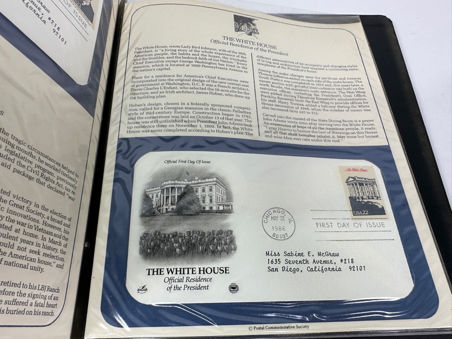Just Added - Two Binders Of U.S. First Day Covers From The Postal Commemorative Society: U.S. First Day Covers & Special Covers And 1986 Presidents U.S. First Day Covers - See Photos For Sampling [Photo 18]