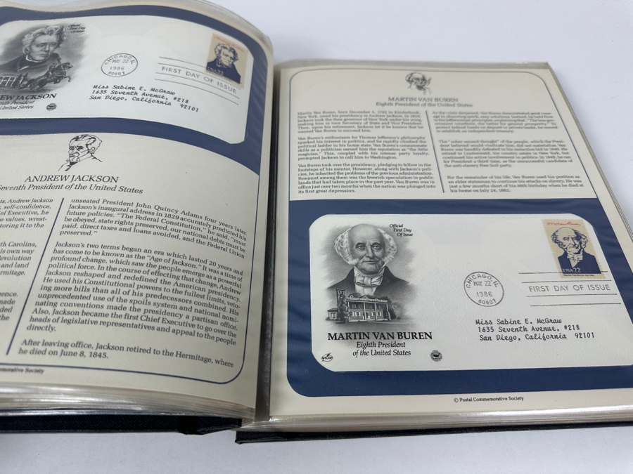 Just Added - Two Binders Of U.S. First Day Covers From The Postal Commemorative Society: U.S. First Day Covers & Special Covers And 1986 Presidents U.S. First Day Covers - See Photos For Sampling [Photo 17]
