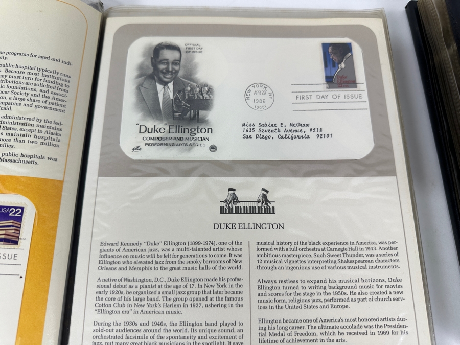 Just Added - Two Binders Of U.S. First Day Covers From The Postal Commemorative Society: U.S. First Day Covers & Special Covers And 1986 Presidents U.S. First Day Covers - See Photos For Sampling [Photo 5]